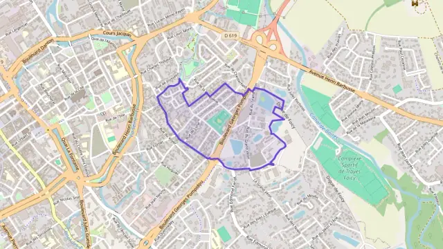 Appartement 70 m² quatre pièces à vendre à Troyes