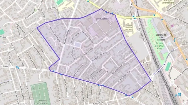 Appartement 56 m² quatre pièces à vendre à Troyes