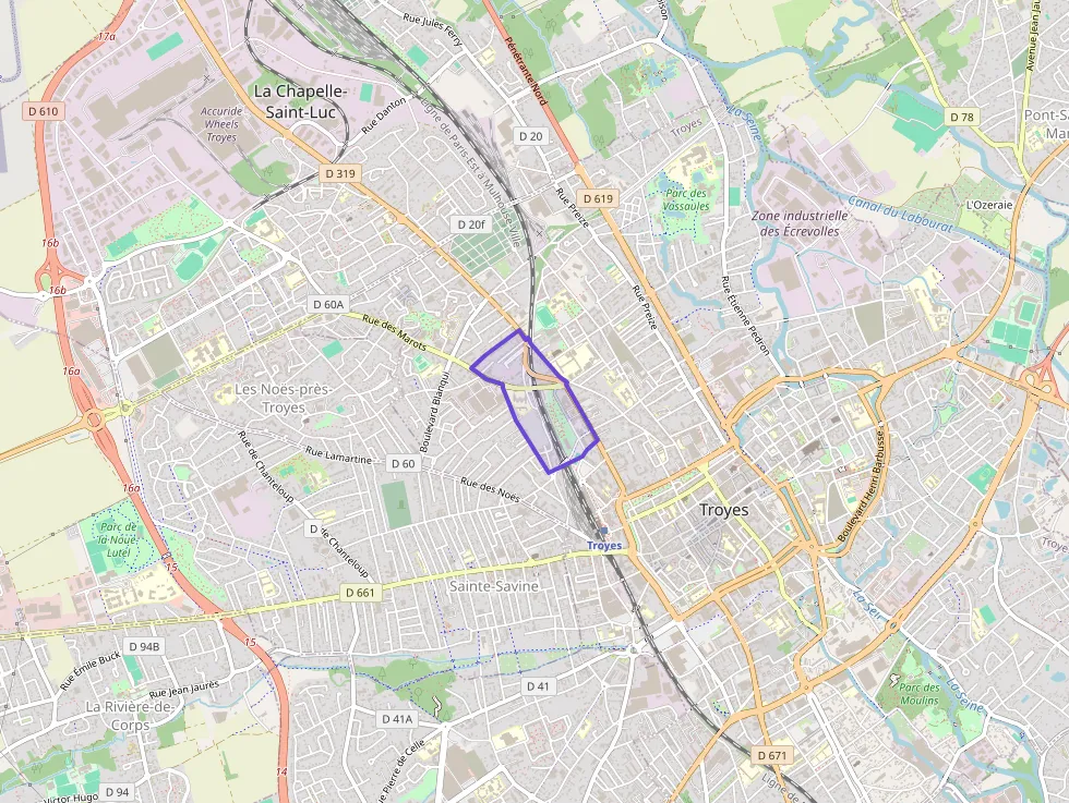 Appartement 86 m² quatre pièces à vendre à Troyes