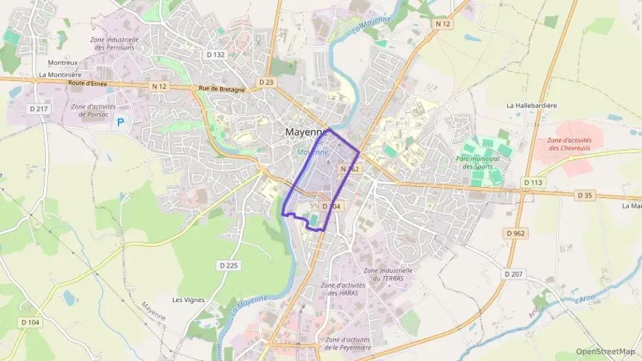 Appartement 60 m² trois pièces à vendre à Mayenne