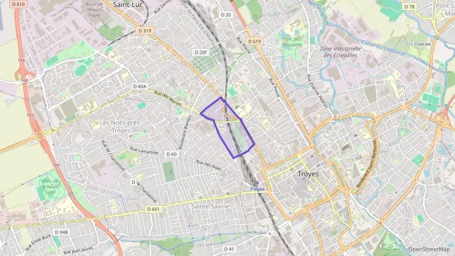 Appartement 54 m² deux pieces à vendre à Troyes