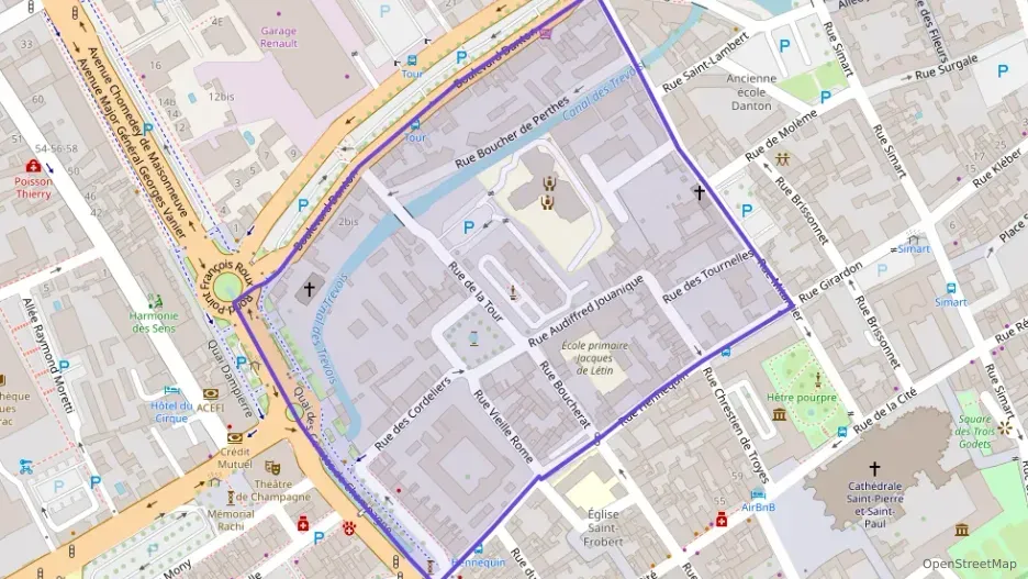 Appartement 45 m² deux pieces à vendre à Troyes