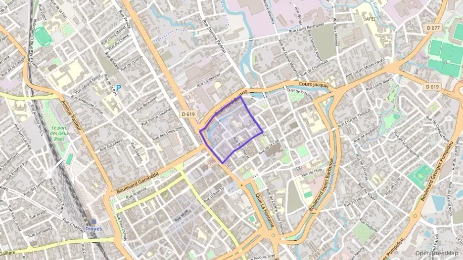 Appartement 45 m² deux pieces à vendre à Troyes