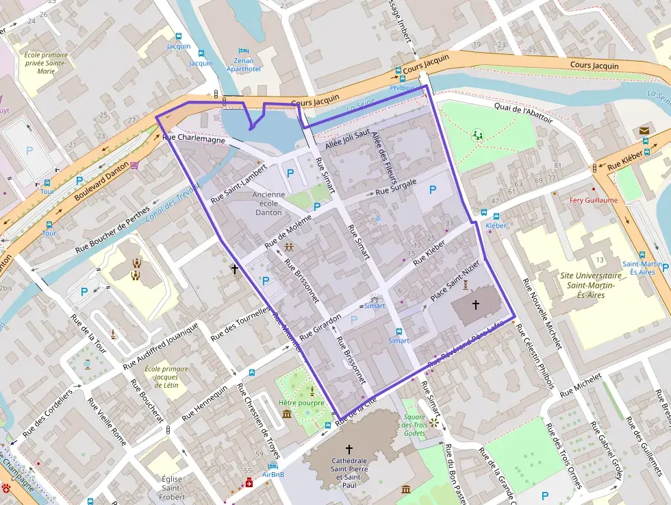 Appartement 53 m² deux pieces à vendre à Troyes