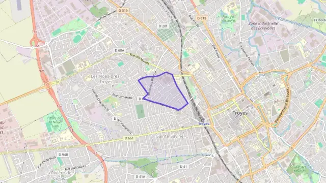 Appartement 49 m² trois pièces à vendre à Troyes