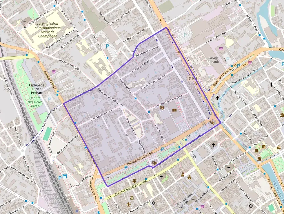 Appartement 98 m² quatre pièces à vendre à Troyes