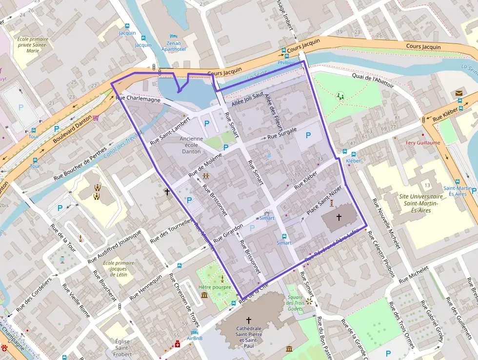 Appartement 70 m² trois pièces à vendre à Troyes