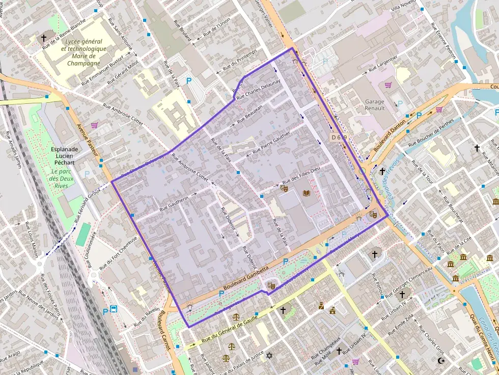 Appartement 46 m² trois pièces à vendre à Troyes