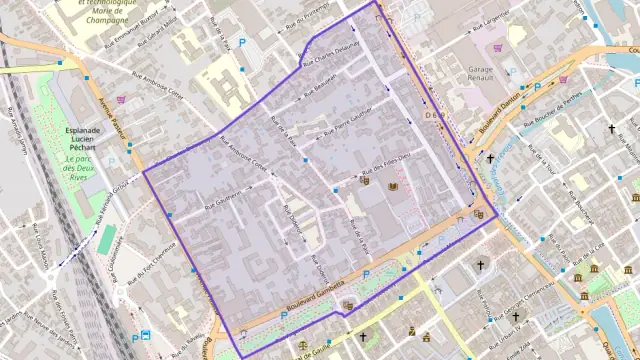 Appartement 46 m² trois pièces à vendre à Troyes