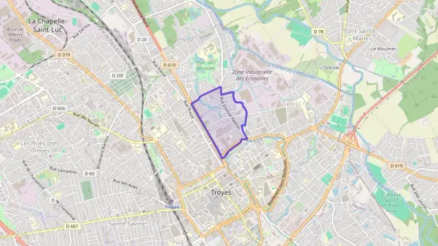 Appartement 54 m² trois pièces à vendre à Troyes