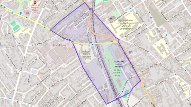 Appartement 59 m² trois pièces à vendre à Troyes