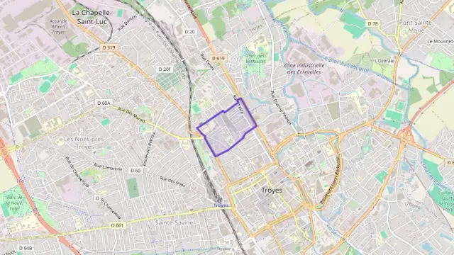 Appartement 55 m² deux pieces à vendre à Troyes