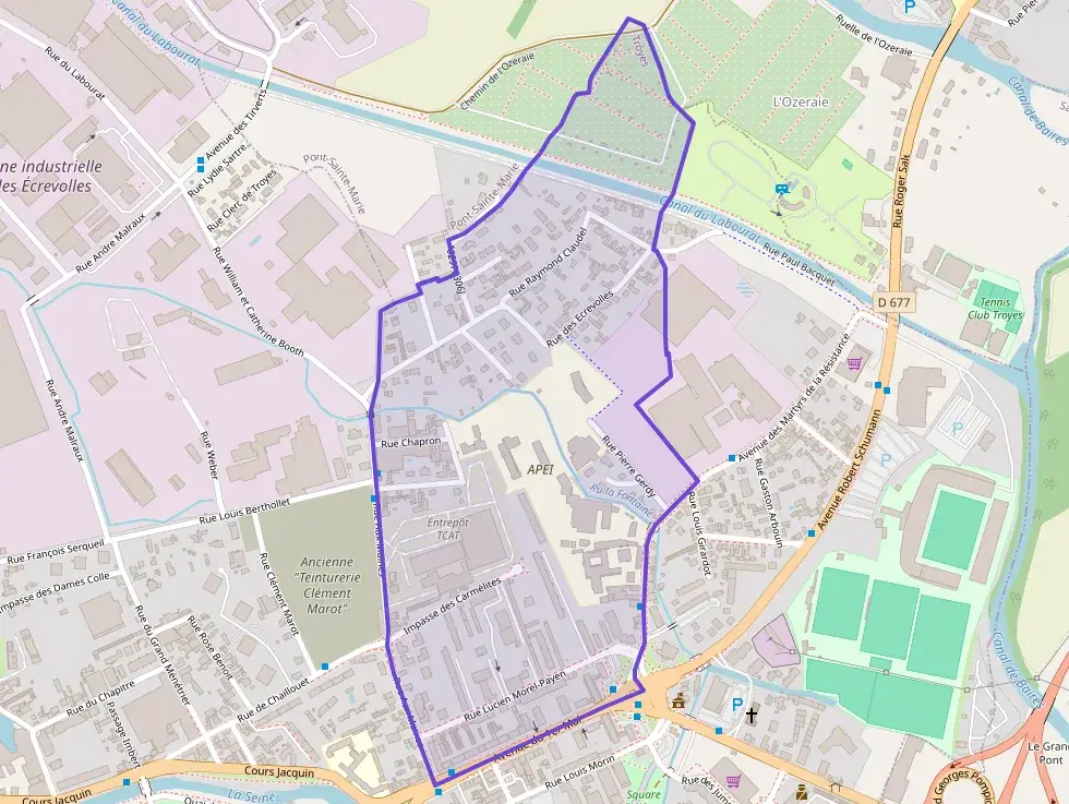 Appartement 82 m² quatre pièces à vendre à Troyes