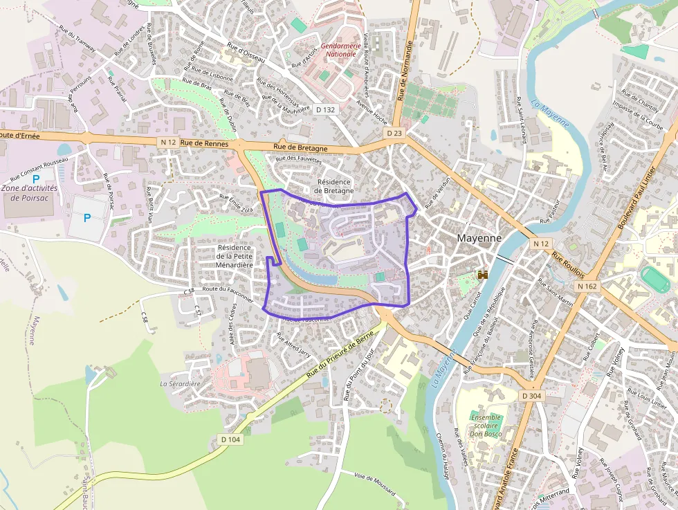 Appartement 66 m² trois pièces à vendre à Mayenne