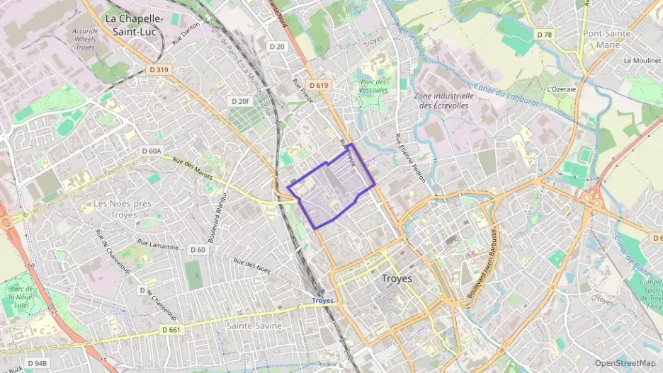 Appartement 73 m² trois pièces à vendre à Troyes