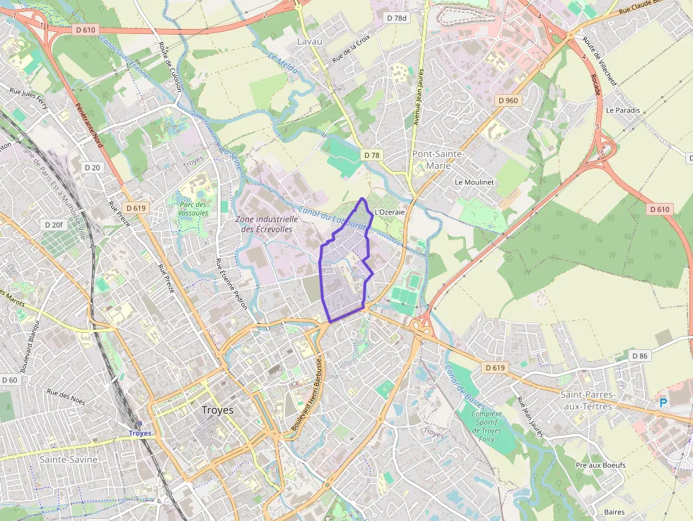 Appartement 71 m² quatre pièces à vendre à Troyes