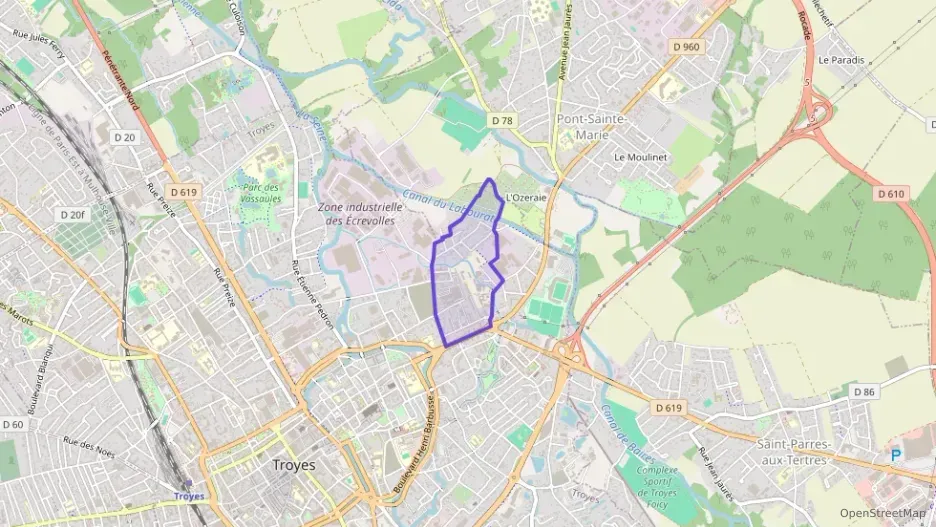 Appartement 71 m² quatre pièces à vendre à Troyes