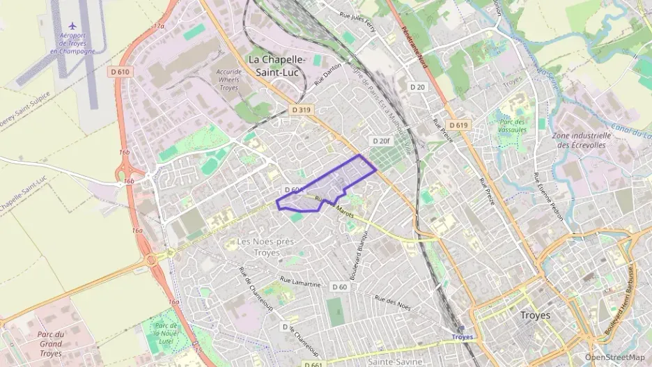 Appartement 67 m² trois pièces à vendre à Troyes