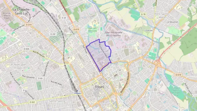 Appartement 75 m² quatre pièces à vendre à Troyes