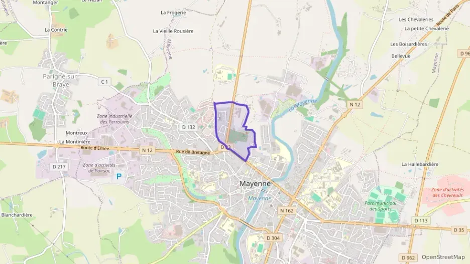 Appartement 67 m² quatre pièces à vendre à Mayenne