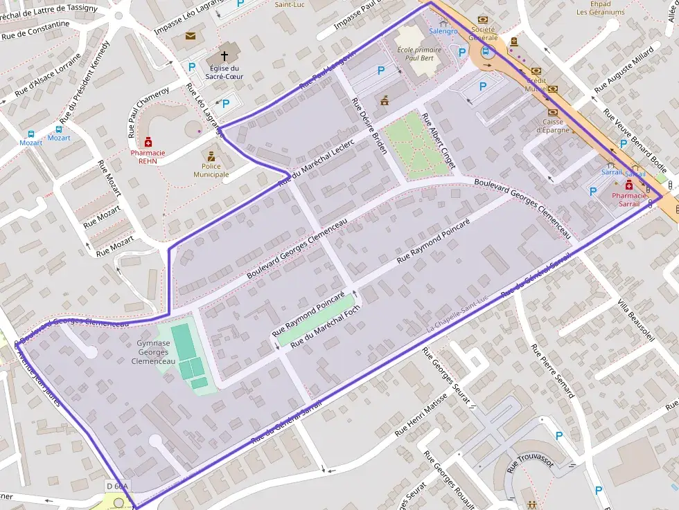 Appartement 59 m² trois pièces à vendre à La Chapelle-Saint-Luc