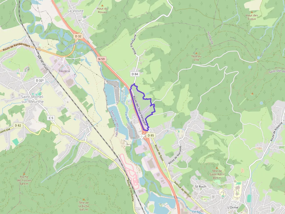 Appartement 61 m² deux pieces à vendre à Saint-Dié-des-Vosges