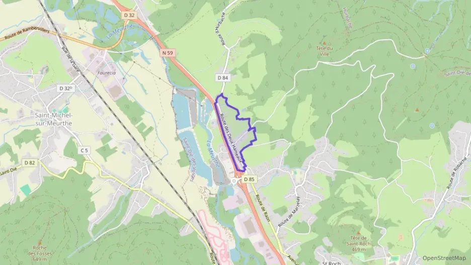 Appartement 61 m² deux pieces à vendre à Saint-Dié-des-Vosges