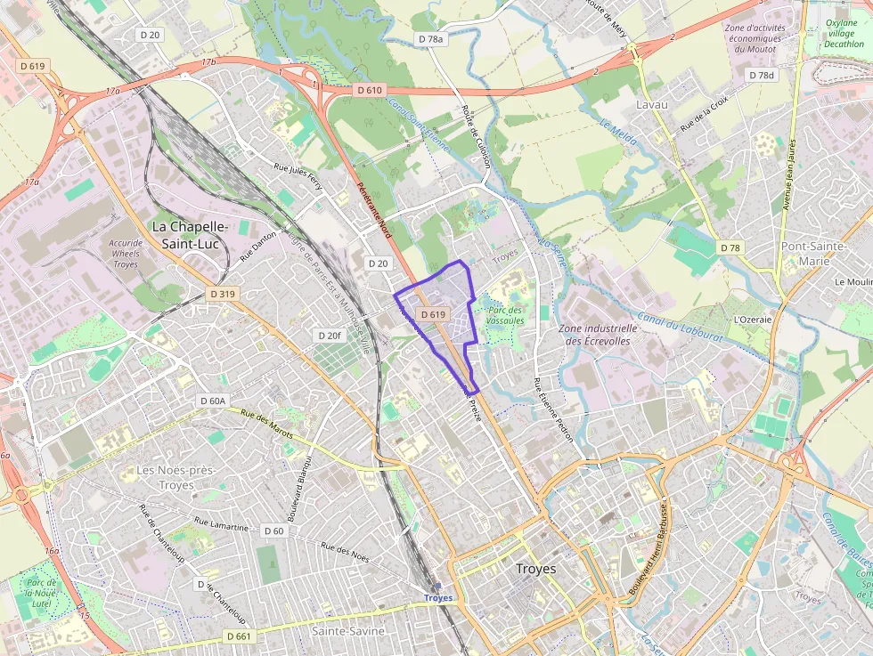 Appartement 40 m² deux pieces à vendre à Troyes