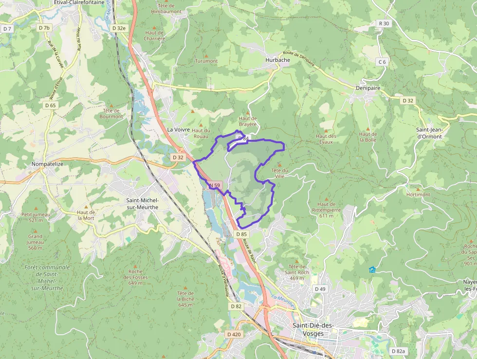 Appartement 72 m² deux pieces à vendre à Saint-Dié-des-Vosges