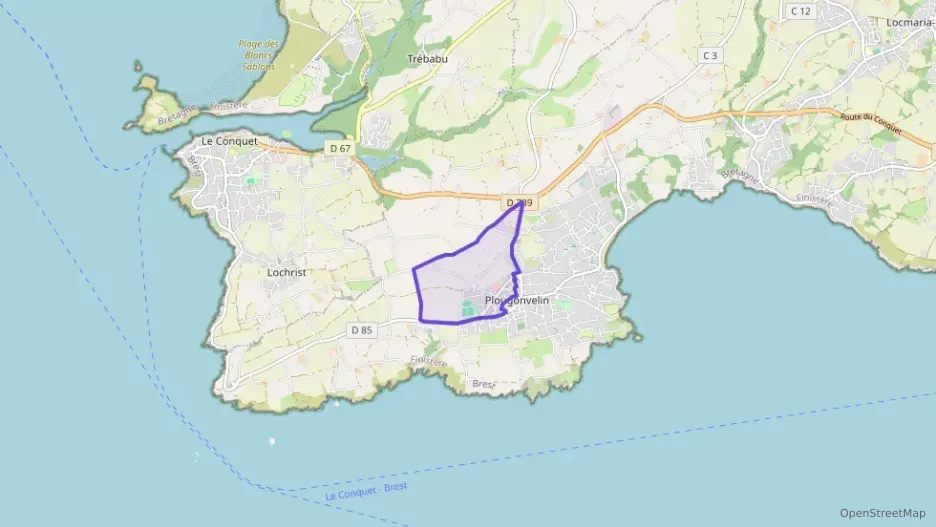 Appartement 52 m² trois pièces à vendre à Plougonvelin