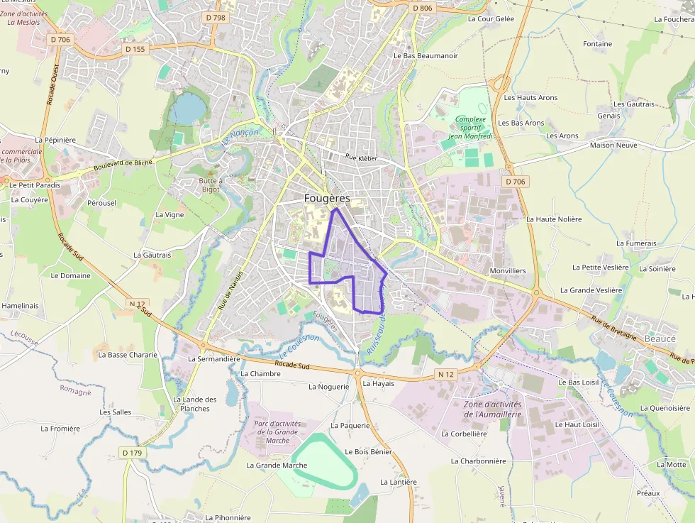 Appartement 43 m² deux pieces à vendre à Fougères