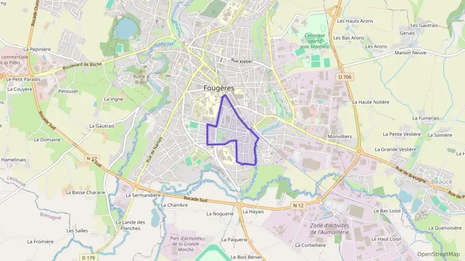 Appartement 43 m² deux pieces à vendre à Fougères Appartement 43 m² deux pieces à vendre à Fougères