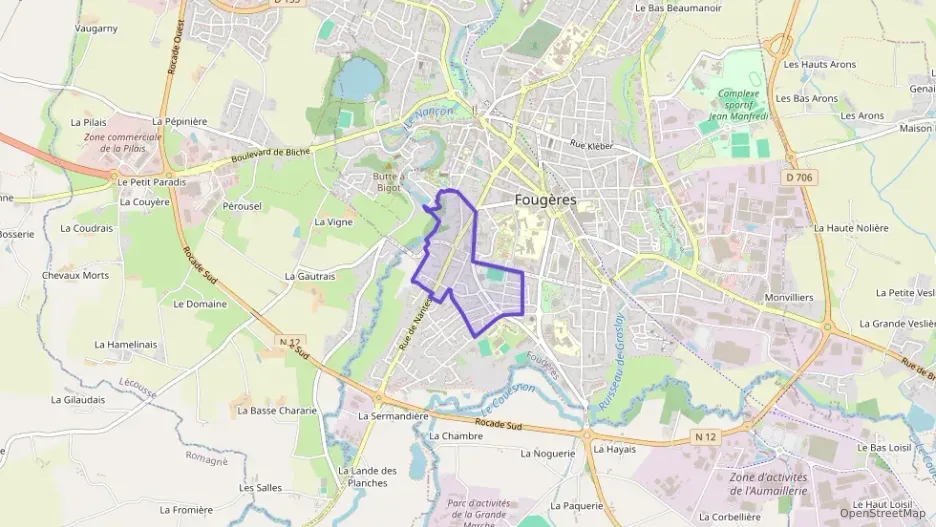 Appartement 83 m² trois pièces à vendre à Fougères