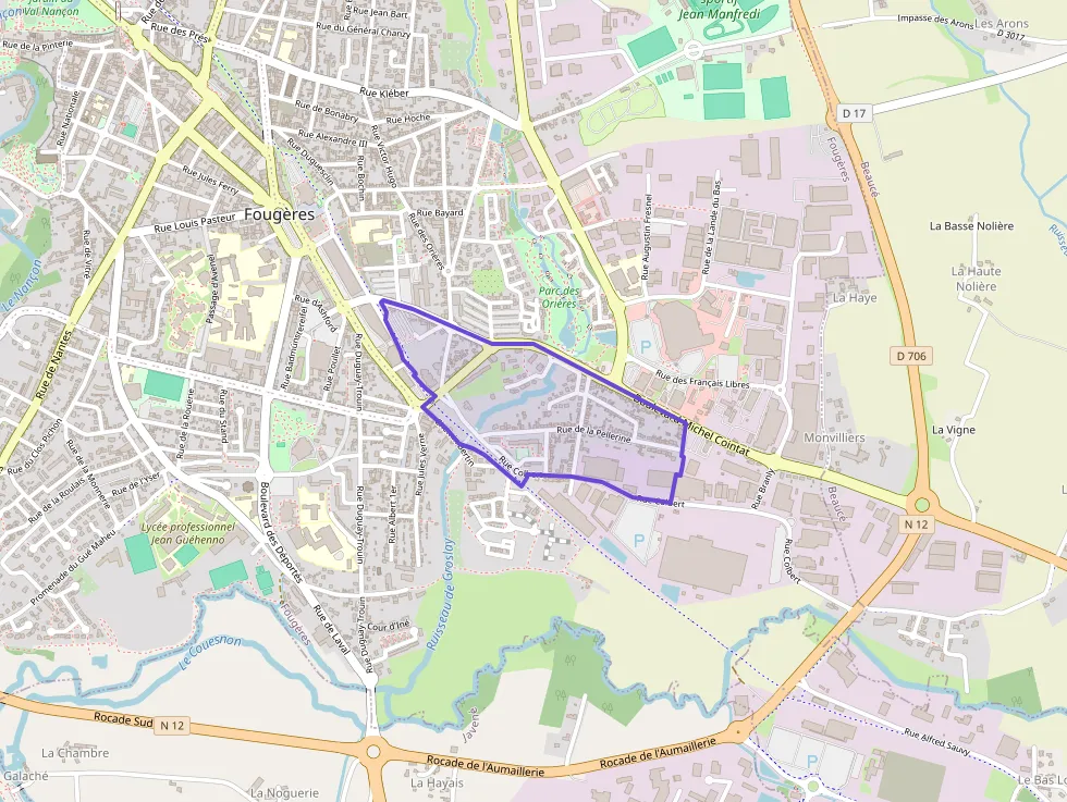 Appartement 55 m² trois pièces à vendre à Fougères