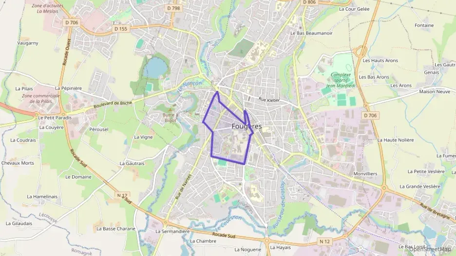 Appartement 59 m² deux pieces à vendre à Fougères Appartement 59 m² deux pieces à vendre à Fougères