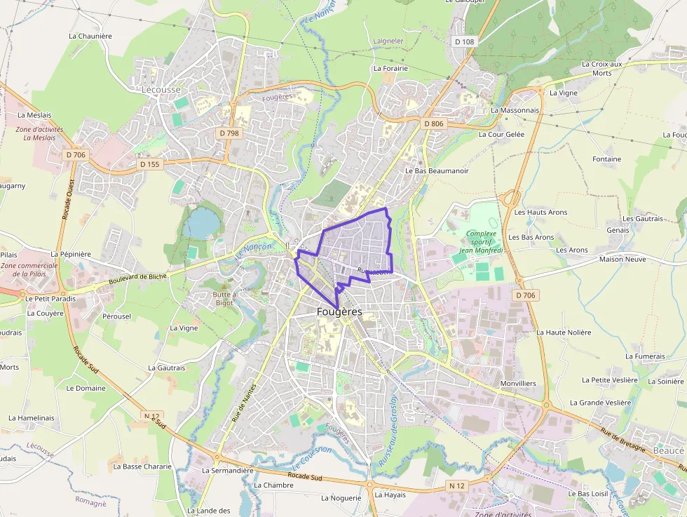 Appartement 71 m² trois pièces à vendre à Fougères