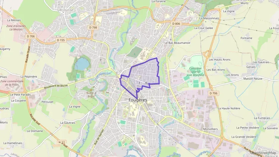 Appartement 50 m² trois pièces à vendre à Fougères Appartement 50 m² trois pièces à vendre à Fougères