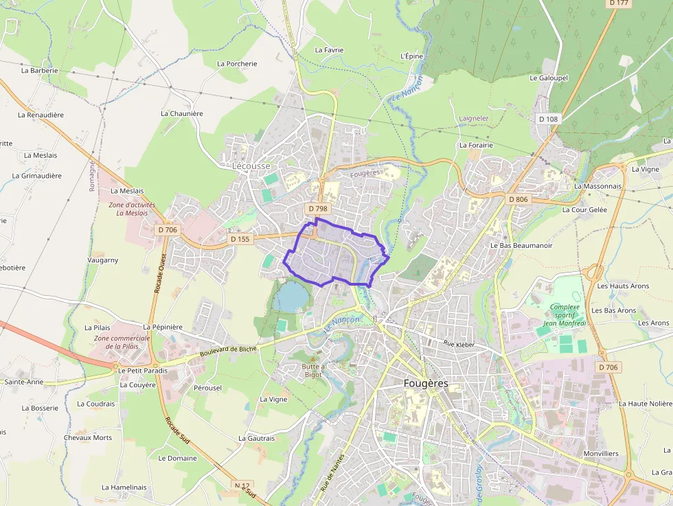 Appartement 54 m² deux pieces à vendre à Fougères