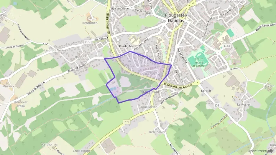 Appartement 47 m² deux pieces à vendre à Plougastel-Daoulas Appartement 47 m² deux pieces à vendre à Plougastel-Daoulas