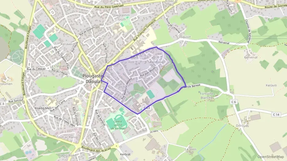 Appartement 58 m² deux pieces à vendre à Plougastel-Daoulas Appartement 58 m² deux pieces à vendre à Plougastel-Daoulas