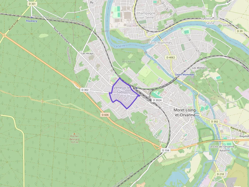 Appartement 32 m² une piece à vendre à Moret-Loing-et-Orvanne