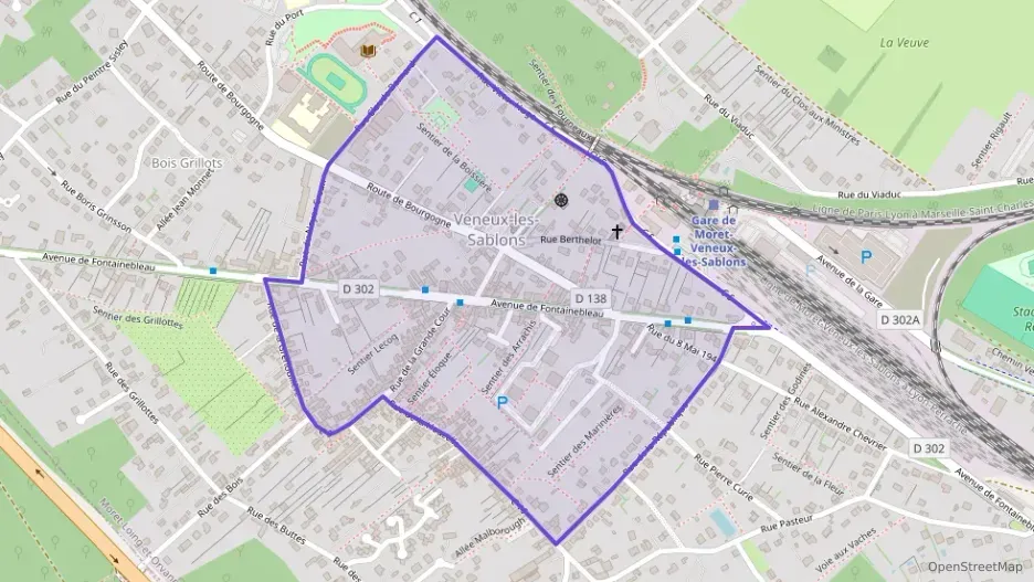 Appartement 54 m² trois pièces à vendre à Moret-Loing-et-Orvanne