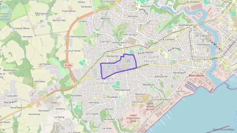 Appartement 61 m² quatre pièces à vendre à Brest Appartement 61 m² quatre pièces à vendre à Brest