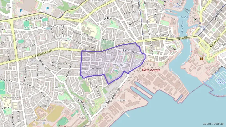 Appartement 70 m² quatre pièces à vendre à Brest