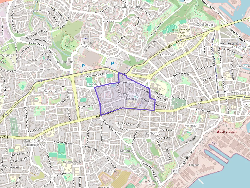 Appartement 45 m² deux pieces à vendre à Brest