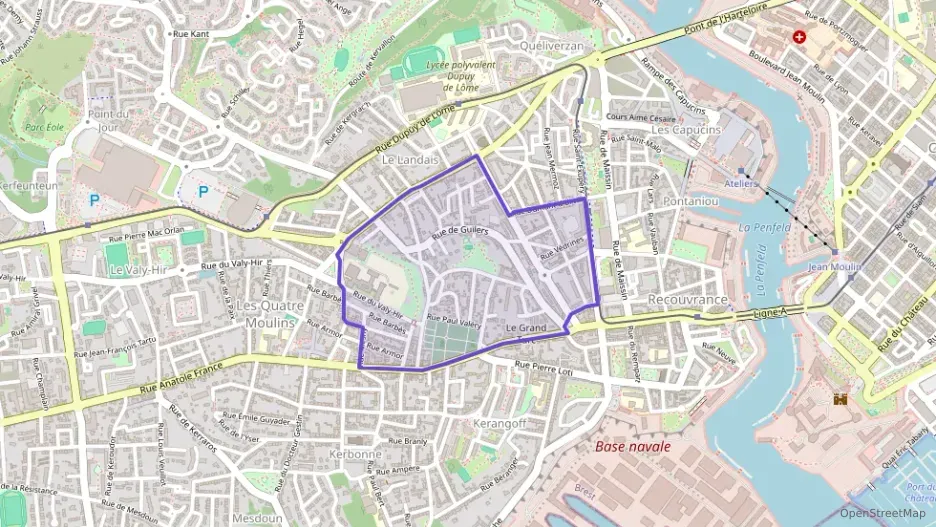 Appartement 80 m² quatre pièces à vendre à Brest Appartement 80 m² quatre pièces à vendre à Brest