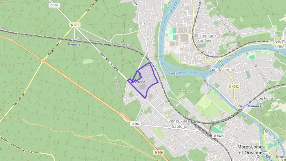 Appartement 47 m² trois pièces à vendre à Moret-Loing-et-Orvanne