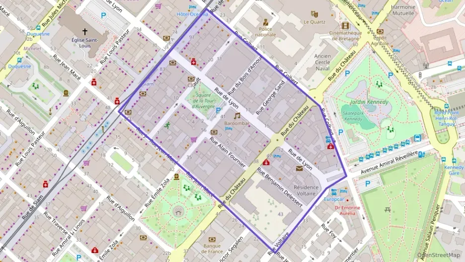 Appartement 90 m² cinq pièces à vendre à Brest Appartement 90 m² cinq pièces à vendre à Brest