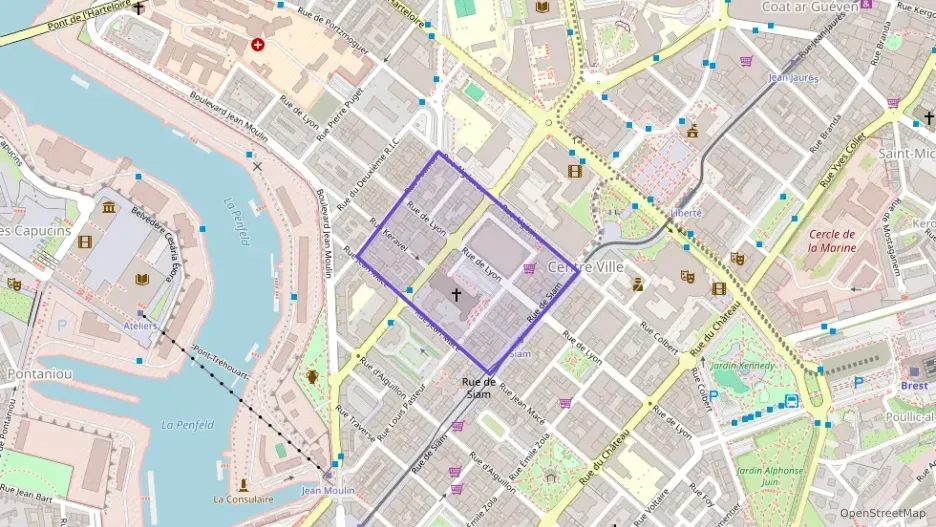 Appartement 86 m² quatre pièces à vendre à Brest Appartement 86 m² quatre pièces à vendre à Brest