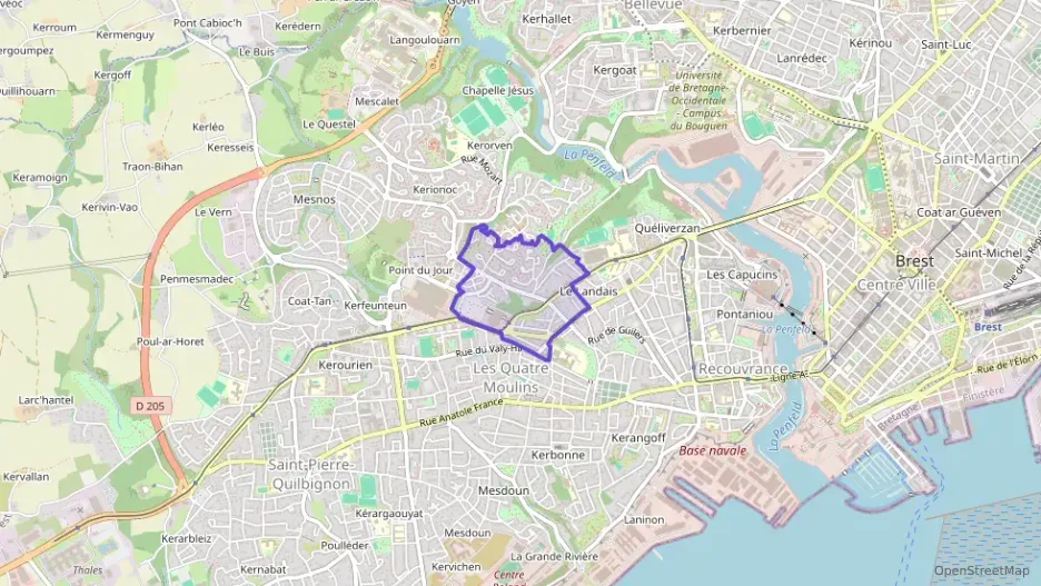 Appartement 86 m² quatre pièces à vendre à Brest